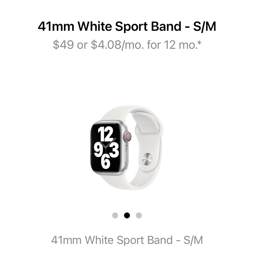 Apple Watch Series 8 Silicone Band